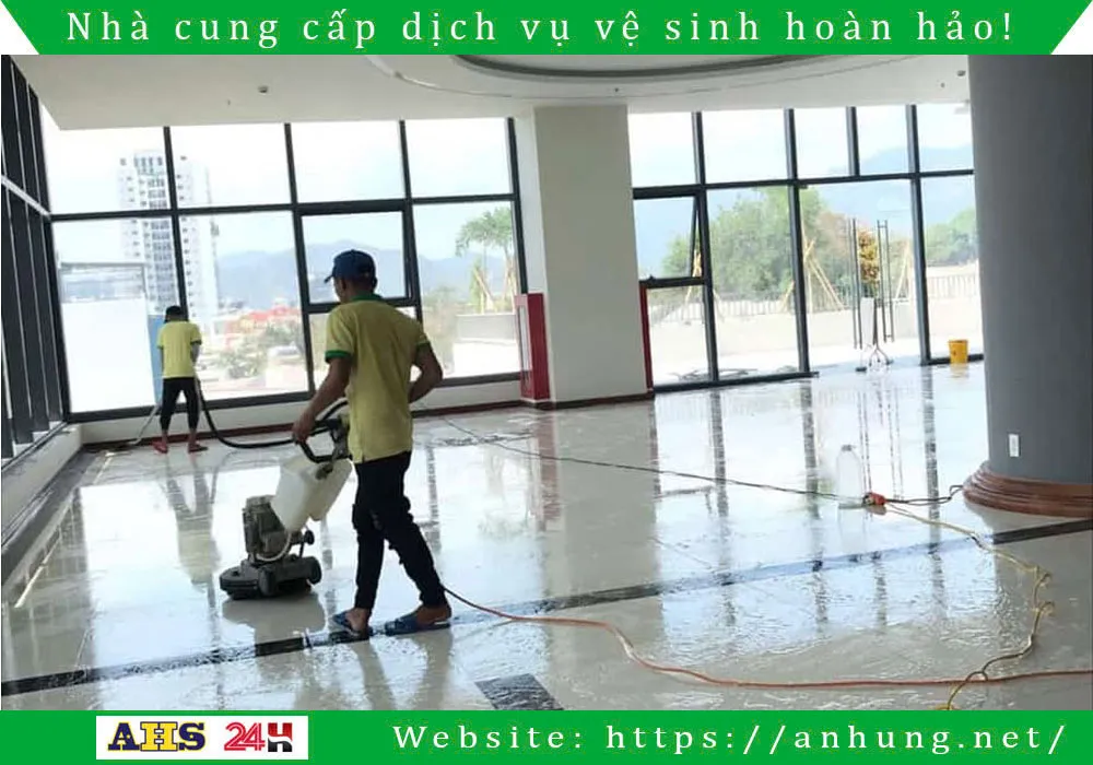 chà sàn và đánh bóng