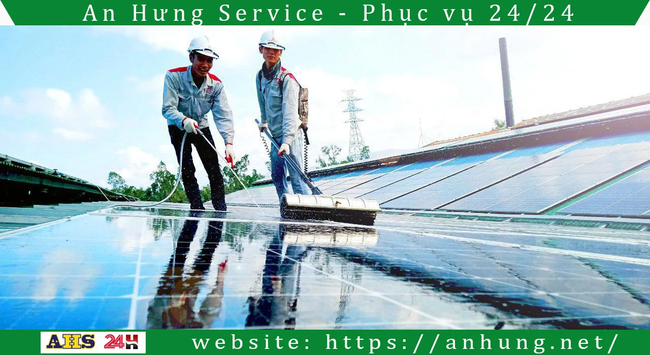 vệ sinh pin năng lượng mặt trời